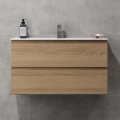 Kúpeľňová skrinka s umývadlom KENWOOD 91x50x45 cm dub