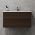 Kúpeľňová skrinka s umývadlom KENWOOD 91x50x47 cm orech