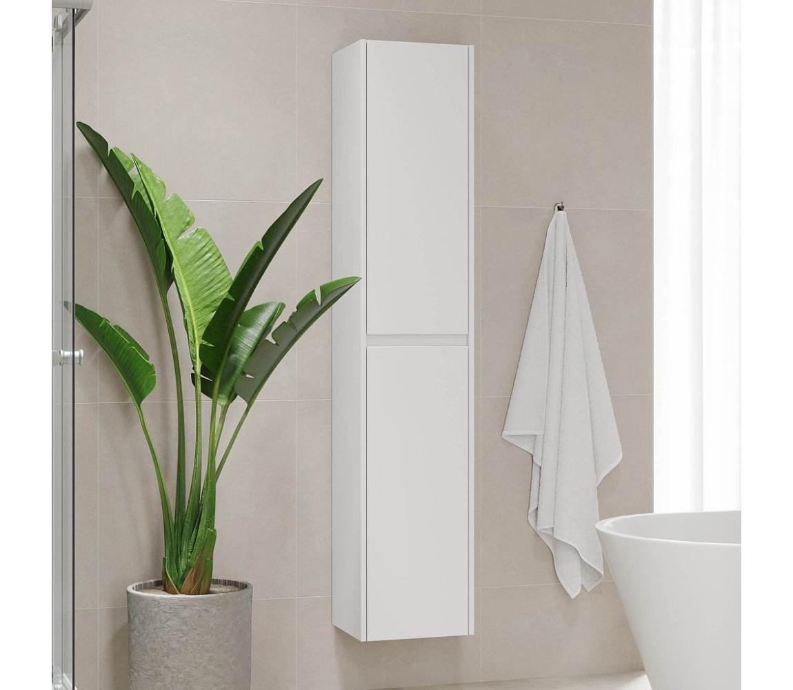 BATH DELUXE Kúpeľňová skrinka TRONDHEIM 35x174x30 cm biela 04-035-67-01-00