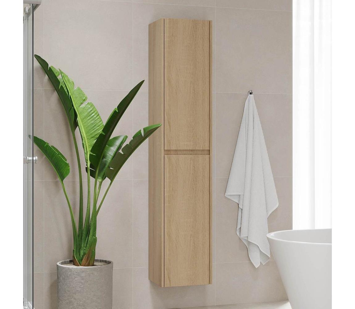 BATH DELUXE Kúpeľňová skrinka TRONDHEIM 35x174x30 cm dub 04-035-67-86-00
