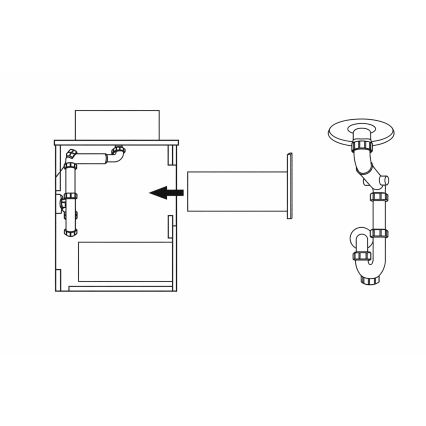 Kúpeľňová skrinka TRONDHEIM pre umývadlo 90 cm, antracit