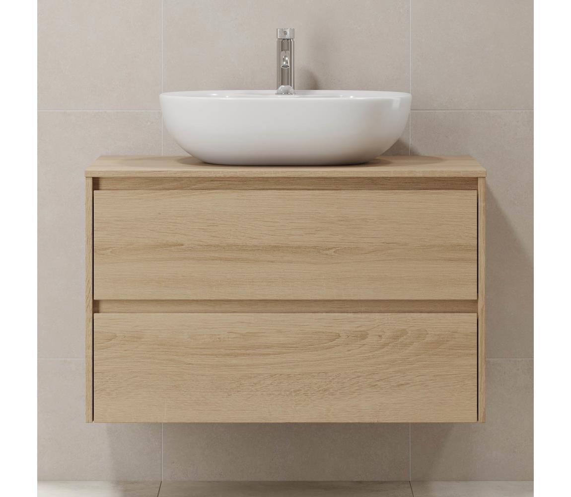 BATH DELUXE Kúpeľňová skrinka TRONDHEIM pre umývadlo 90x57x46 cm dub 03-090-67-86-00