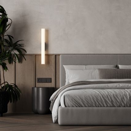 LED kúpeľňové osvetlenie zrkadla LINEA LED/8W/230V 3000/4000/6000K IP44 45 cm matný chróm