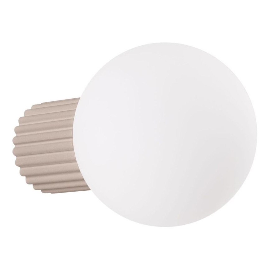 Kúpeľňové nástenné svietidlo HALO 1xG9/8W/230V pr. 12 cm IP44 béžová