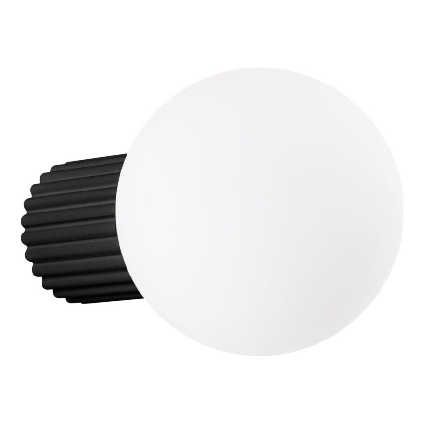Kúpeľňové nástenné svietidlo HALO 1xG9/8W/230V pr. 12 cm IP44 čierna