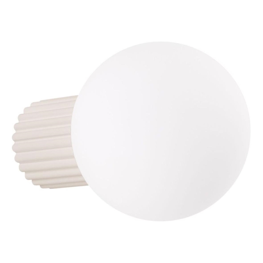 Kúpeľňové nástenné svietidlo HALO 1xG9/8W/230V pr. 12 cm IP44 krémová
