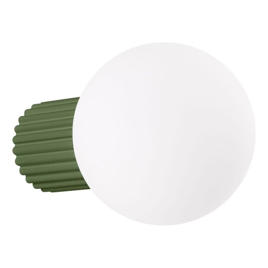 Kúpeľňové nástenné svietidlo HALO 1xG9/8W/230V pr. 12 cm IP44 zelená