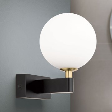 Kúpeľňové nástenné svietidlo MARA 1xG9/20W/230V IP44 čierna