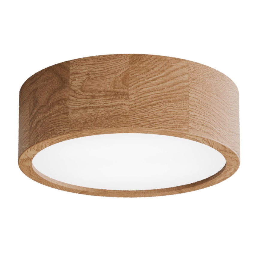 Kúpeľňové stropné svietidlo CLEO 2xE27/24W/230V IP54 pr. 27,5 cm dub