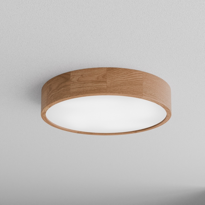 Kúpeľňové stropné svietidlo CLEO 4xE27/24W/230V IP54 pr. 47,5 cm dub