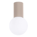 Kúpeľňové stropné svietidlo HALO 1xG9/8W/230V pr. 12 cm IP44 béžová