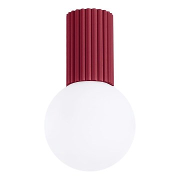 Kúpeľňové stropné svietidlo HALO 1xG9/8W/230V pr. 12 cm IP44 červená