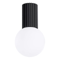 Kúpeľňové stropné svietidlo HALO 1xG9/8W/230V pr. 12 cm IP44 čierna