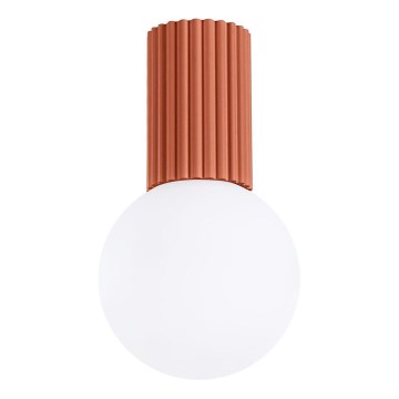 Kúpeľňové stropné svietidlo HALO 1xG9/8W/230V pr. 12 cm IP44 oranžová
