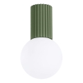 Kúpeľňové stropné svietidlo HALO 1xG9/8W/230V pr. 12 cm IP44 zelená