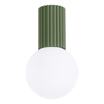 Kúpeľňové stropné svietidlo HALO 1xG9/8W/230V pr. 12 cm IP44 zelená