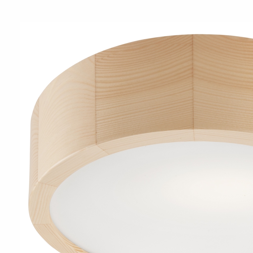 Kúpeľňové stropné svietidlo NATURAL 2xE27/15W/230V IP54 borovica ø 27 cm