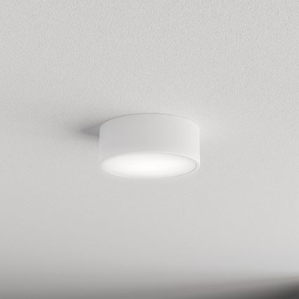 Kúpeľňové stropné svietidlo so senzorom CLEO 1xE27/24W/230V priemer 20 cm IP54 biela
