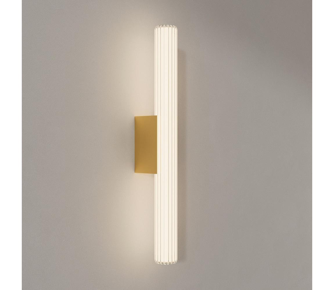 Light Prestige Kúpeľňové zrkadlové LED osvetlenie LINEA LED/12W/230V 3000/4000/6000K IP44 61 cm zlaté LP-0510/1W-61 GD