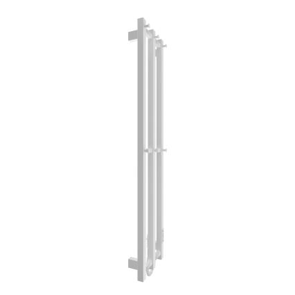 Kúpeľňový radiátor HF SLIM 110W/230V 117x25 cm biela hranatý