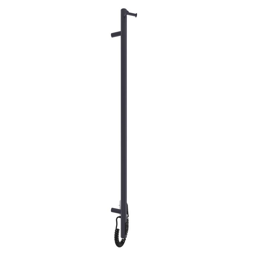 Kúpeľňový radiátor RAY 25W/230V 110x30 cm IP44 nerezová oceľ/antracit