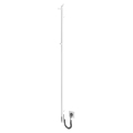 Kúpeľňový radiátor RAY 35W/230V 150x30 cm IP44 nerez/biela