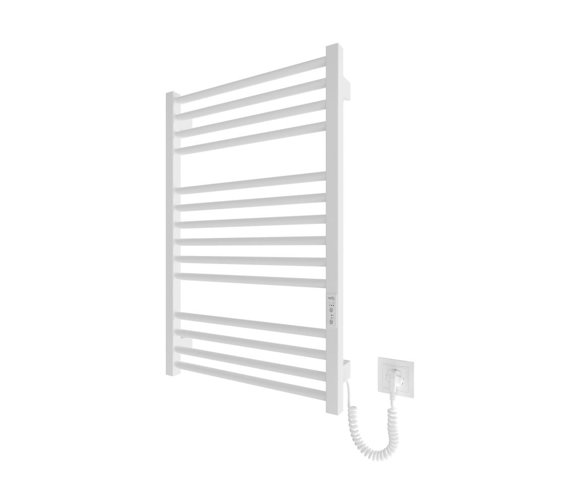 Mario-Radiators Kúpeľňový rebríkový radiátor HF DERBY 170W/230V 77x53 cm biely pravý 6.1.0402.06.WM