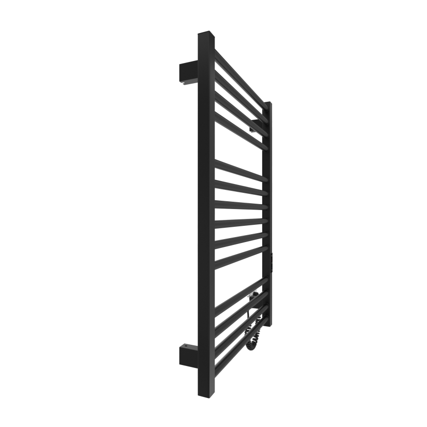 Kúpeľňový rebríkový radiátor HF DERBY 170W/230V 77x53 cm čierna