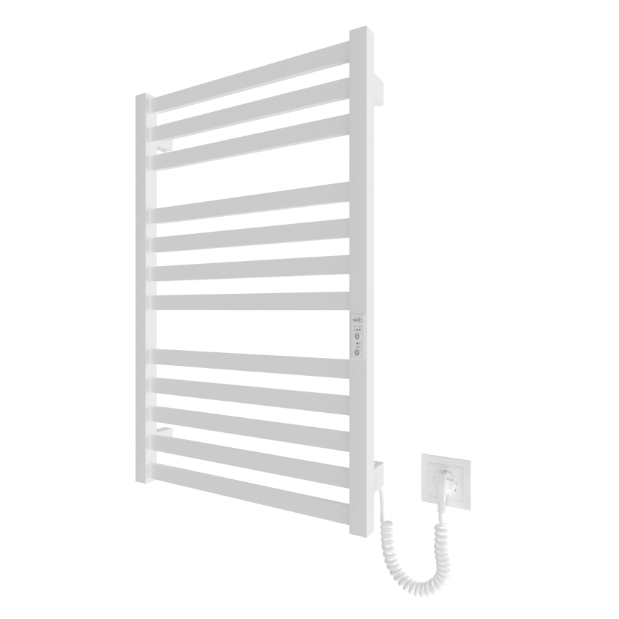 Kúpeľňový rebríkový radiátor HF OXFORD 170W/230V 77x53 cm biela