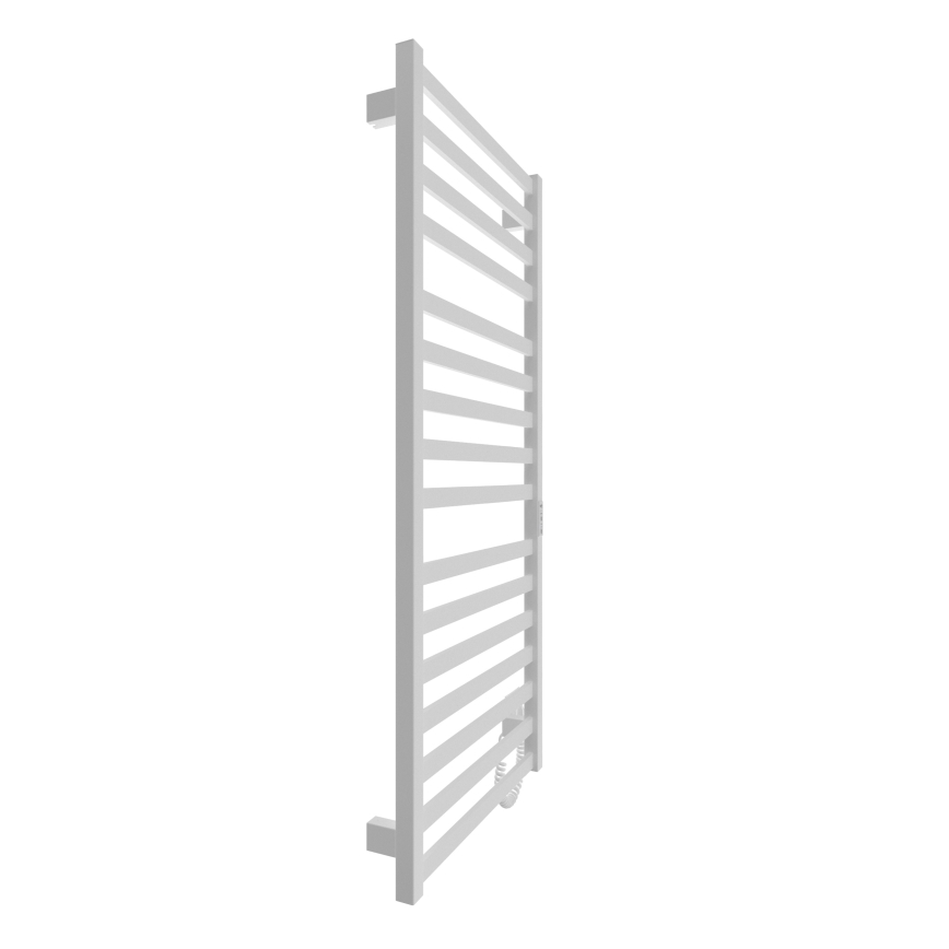 Kúpeľňový rebríkový radiátor HF OXFORD 255W/230V 117x53 cm biela pravá