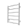 Kúpeľňový rebríkový radiátor INOX CLASSIC 120W/230V 57x43 cm nerezová oceľ/lesklý chróm