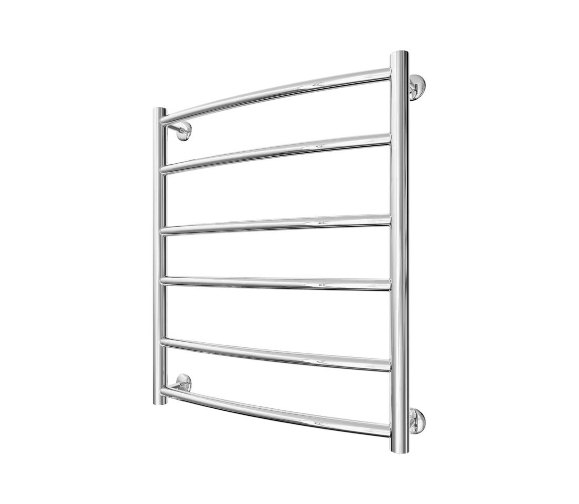 Mario-Radiators Kúpeľňový rebríkový radiátor INOX CLASSIC 122W/230V 57x53 cm nerez/lesklý chróm 1.8.044555.P