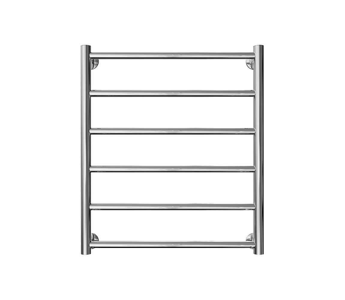 Mario-Radiators Kúpeľňový rebríkový radiátor INOX FLAT 122W/230V 57x43 cm nerezová oceľ/lesklý chróm 1.8.044562.P