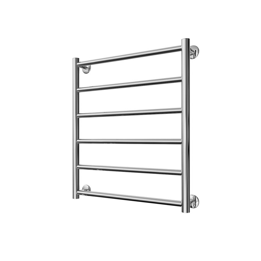 Kúpeľňový rebríkový radiátor INOX FLAT 122W/230V 57x43 cm nerezová oceľ/lesklý chróm