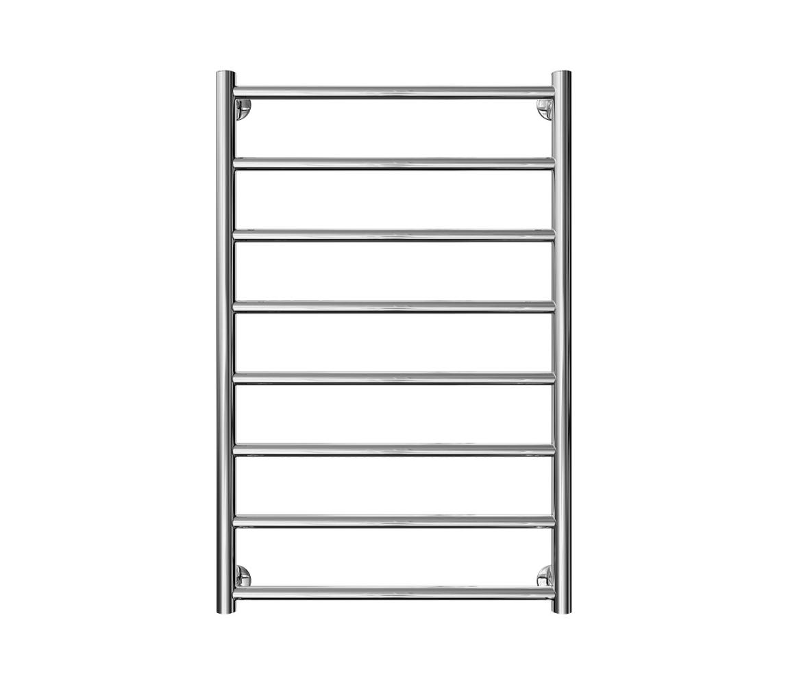 Mario-Radiators Kúpeľňový rebríkový radiátor INOX FLAT 163W/230V 77x53 cm nerez/lesklý chróm 1.8.044565.P