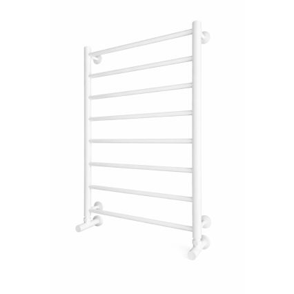 Kúpeľňový rebríkový radiátor INOX FLAT 163W/230V 77x53 cm nerezová/biela