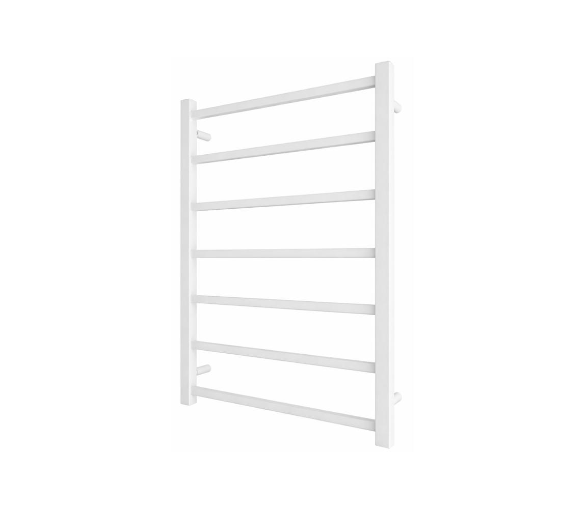 Mario-Radiators Kúpeľňový rebríkový radiátor INOX TOKIO 161W/230V 77x53 cm nerez/biela 1.137.047800.WM