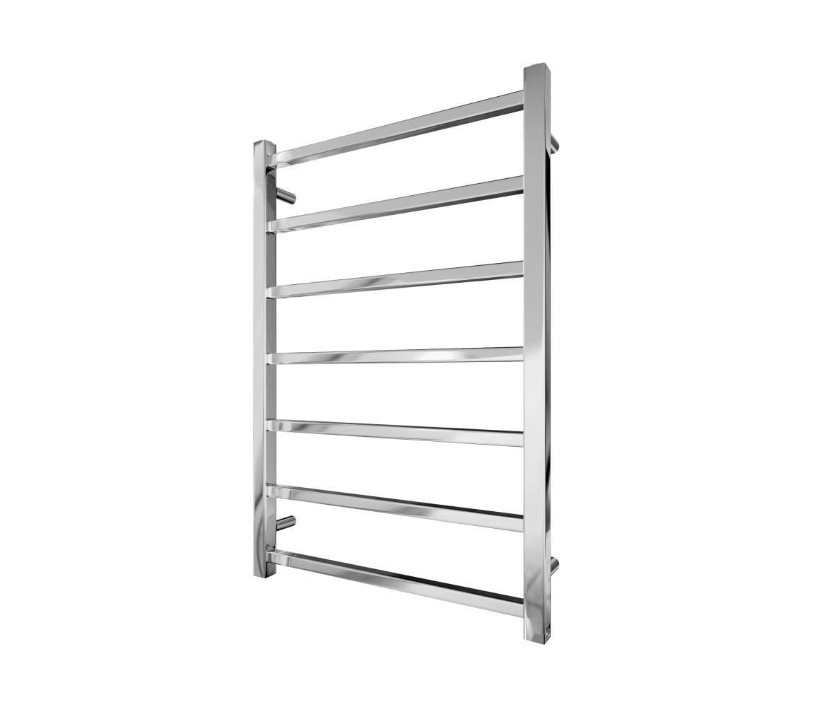 Mario-Radiators Kúpeľňový rebríkový radiátor INOX TOKIO 161W/230V 77x53 cm nerez/lesklý chróm 1.7.044615.P