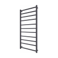 Kúpeľňový rebríkový radiátor INOX TOKIO 233W/230V 117x53 cm nerez/antracit