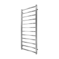 Kúpeľňový rebríkový radiátor INOX TOKIO 233W/230V 117x53 cm nerez/lesklý chróm