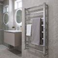 Kúpeľňový rebríkový radiátor TOKIO 174W/230V 80x53 cm nerez/lesklý chróm