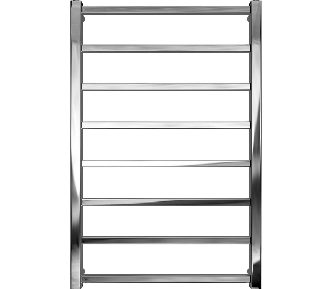 Mario-Radiators Kúpeľňový rebríkový radiátor TOKIO 174W/230V 80x53 cm nerez/lesklý chróm 1.2.0600.03.P