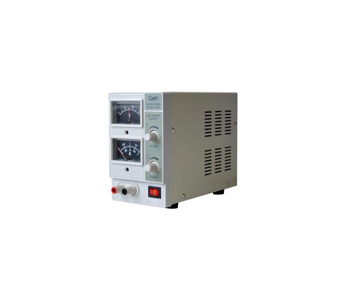 Geti Laboratórny zdroj 1502A 0-15V/0-2A 04220156
