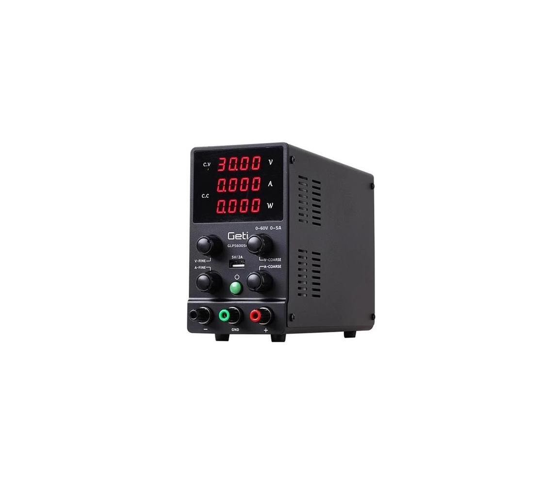 Geti Laboratórny zdroj 6005H 0-60V/0-5A 04220277