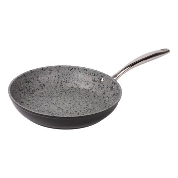Lamart - Granitová panvica 26 cm čierna/šedá/nerez