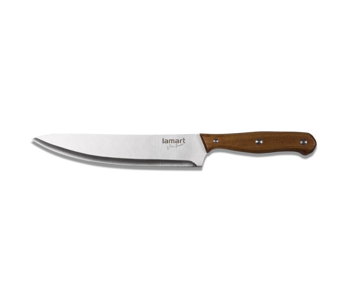 Lamart Lamart - Kuchynský nôž 30,5 cm drevo