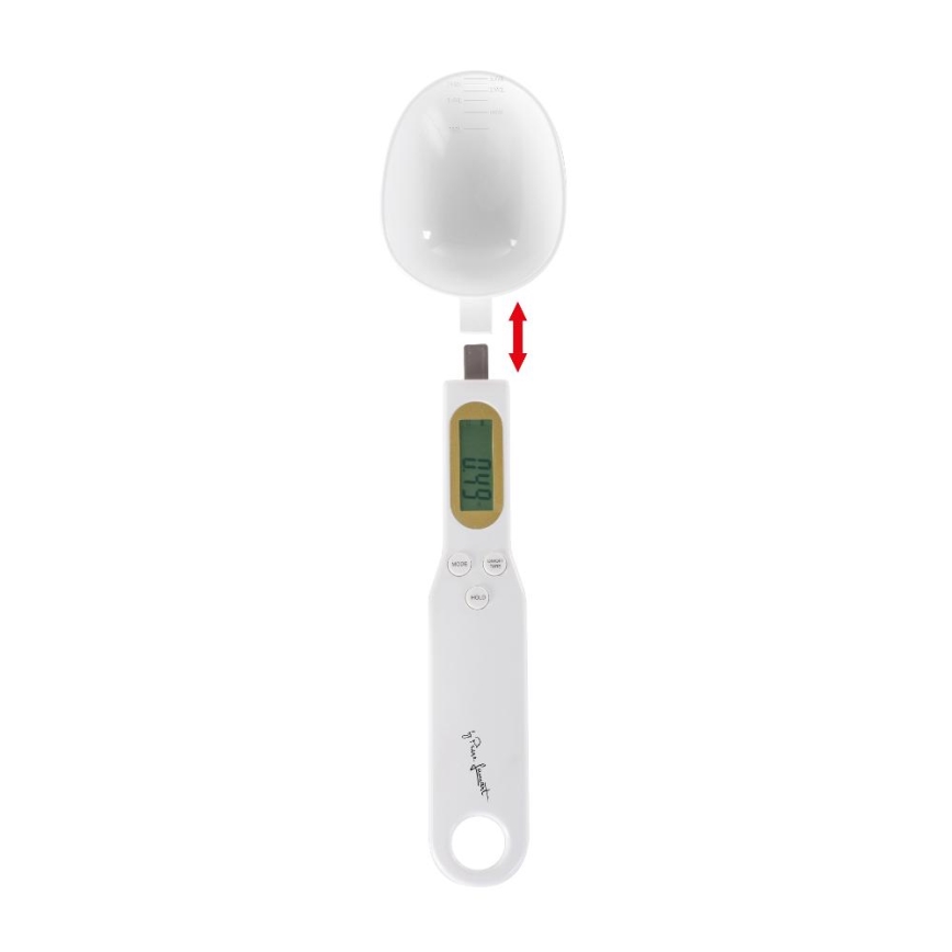 Lamart - Vážiaca lyžica s LCD displejom 1xCR2032 biela
