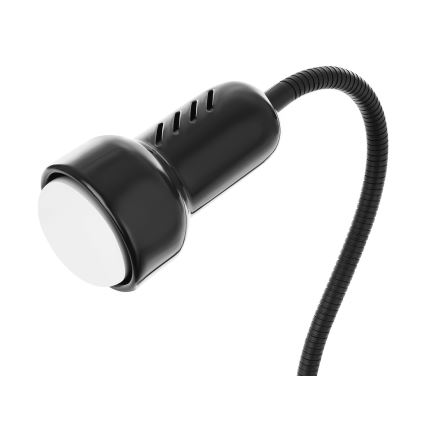 Lampa s klipom LOLEK 1xE14/24W/230V čierna