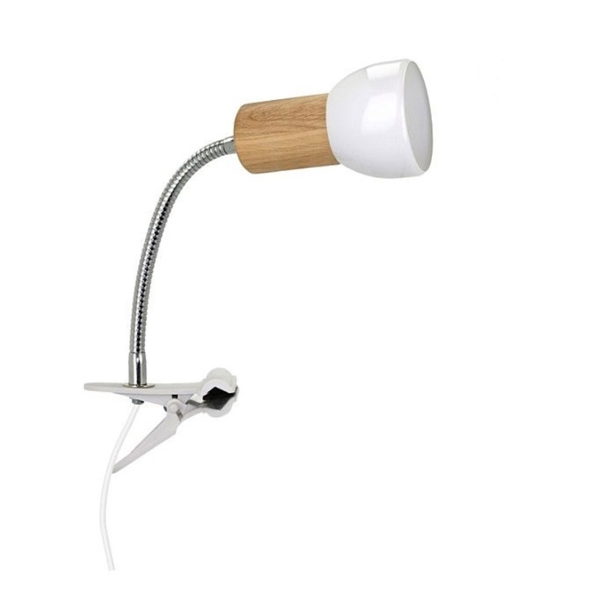 Lampa s klipom SVENDA 1xE27/60W/230V dub