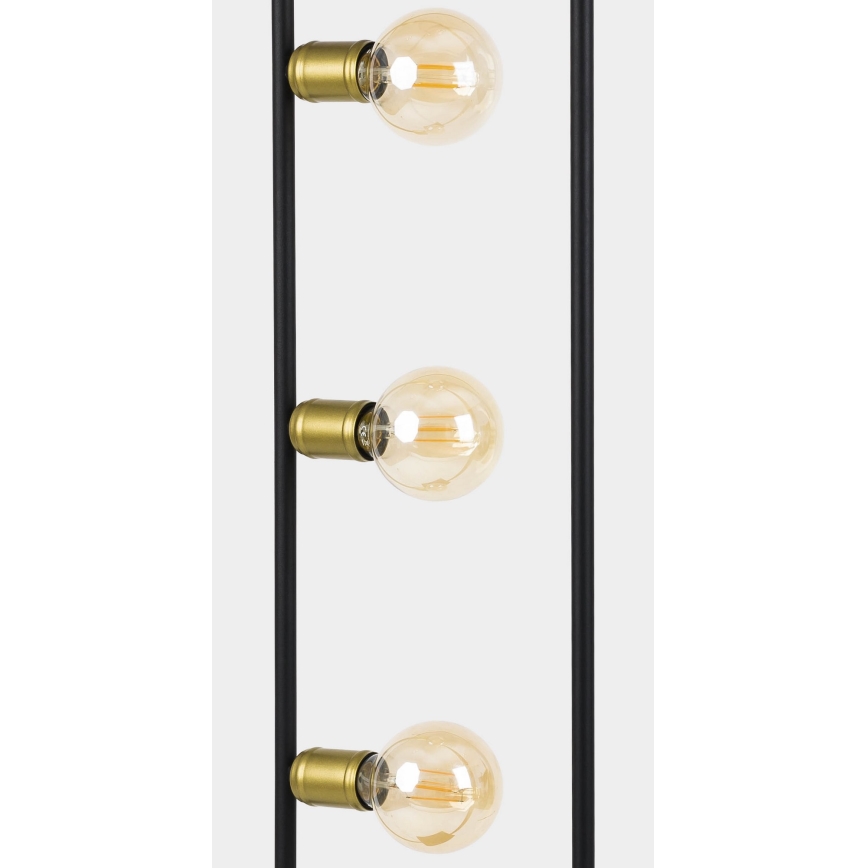 Lampa stojacia HYDRIA 3xE27/60W/230V čierna
